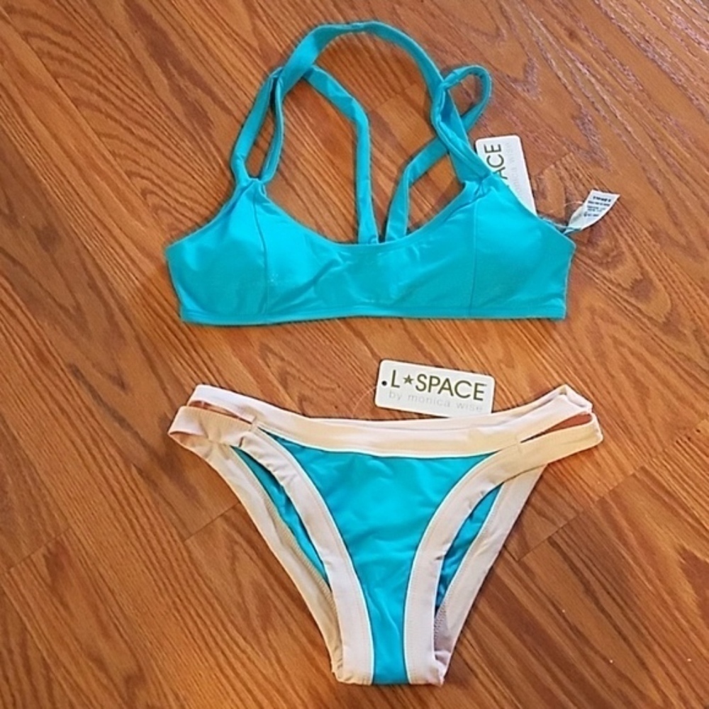 L Space Bikini Stacy Top and Charlie Bottom XS